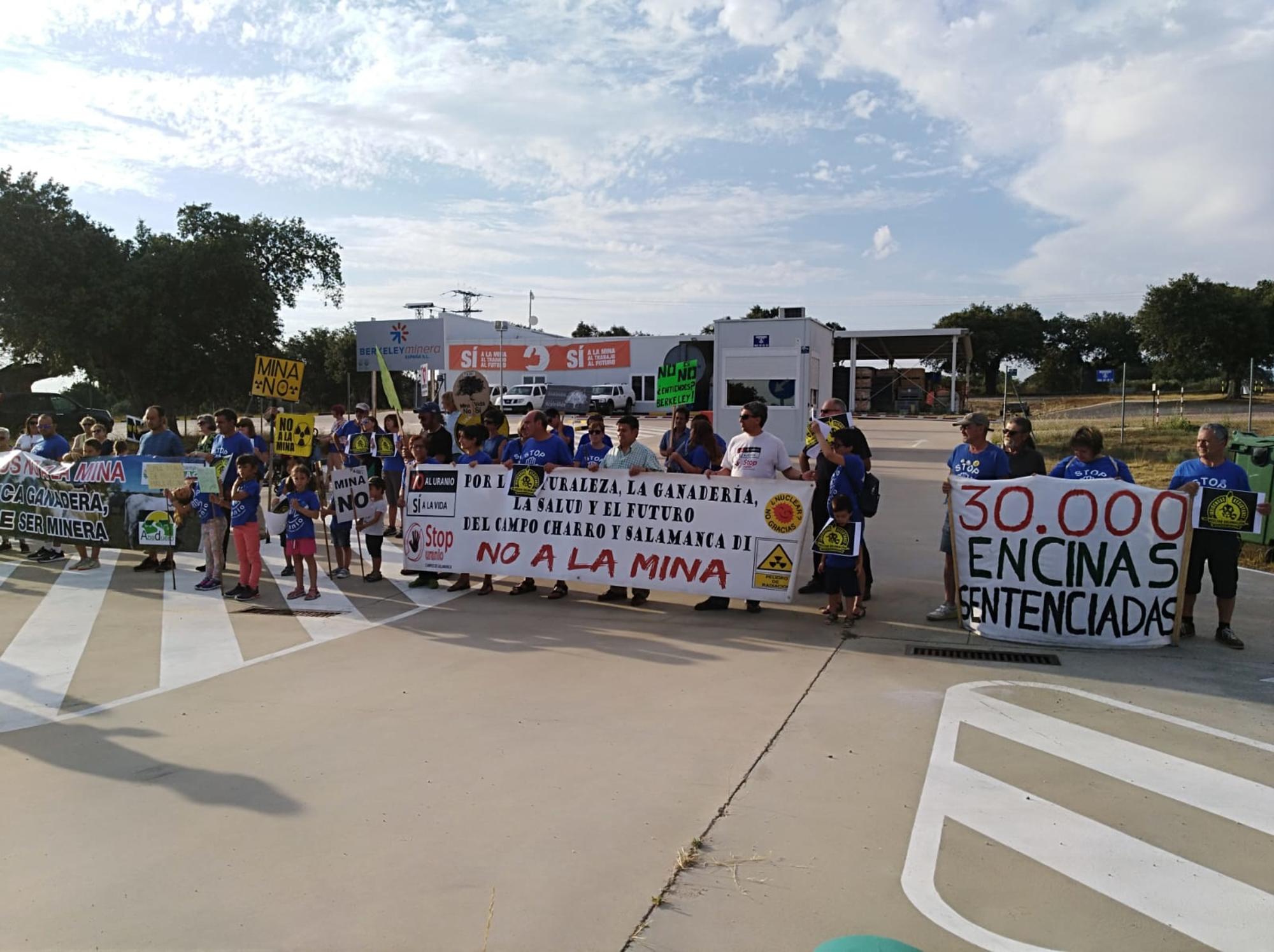 Concentración del pasado 16 de julio de 2019 en recuerdo del desastre de Church Rock (Nuevo Mexico, EEUU).